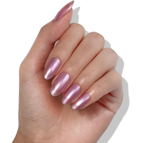 LONDONTOWN Lakur Nail Polish - Non-Toxic, Chip-Resistant Formula | Shimmery Glittery Purple, Amethyst on Ice, 0.40 fl oz