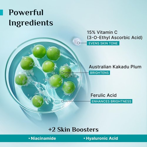 Pilgrim 15% Vitamin C Face Serum - Fragrance-Free Formula with Ferulic Acid & Vitamin E | 0.68 Fl Oz (20ml)