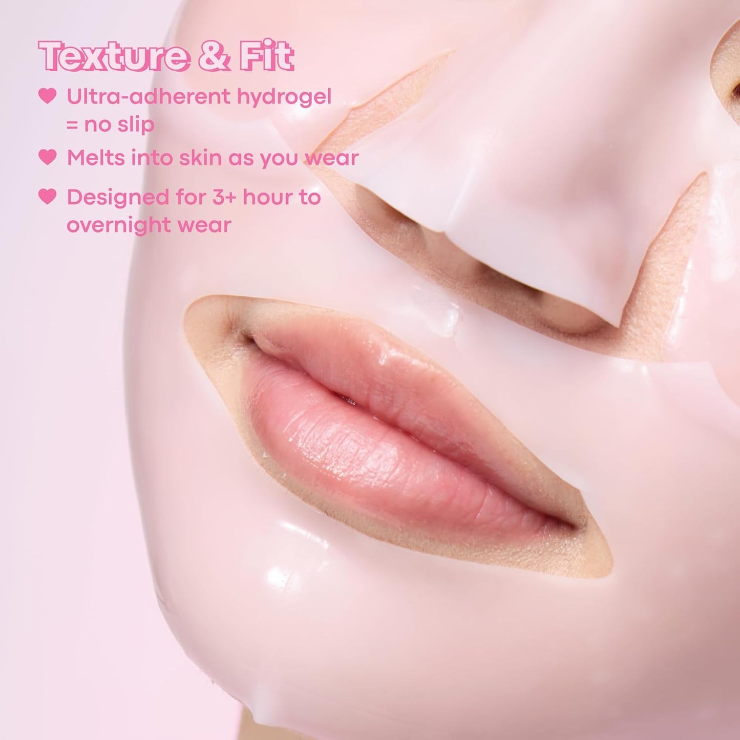 TONYMOLY Mask Melt Brightening Hydrogel Overnight Face Mask, Vitamin C and Rice Essence, 1 Sheet