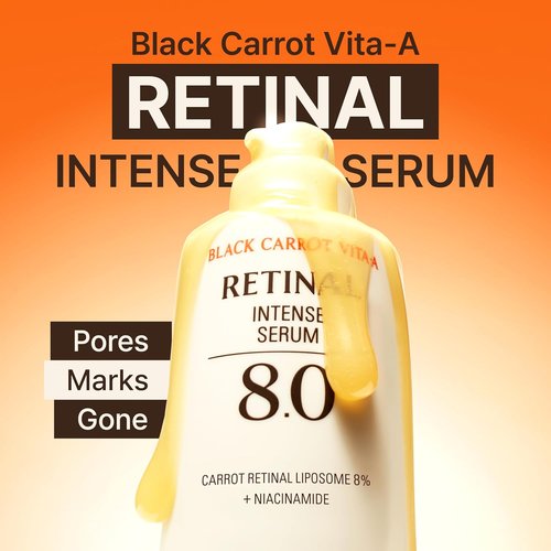 Goodal Black Carrot VITA-A Retinal Intense Serum - Advanced Dark Spot Correcting Glow Formula | 0.68 Fl Oz