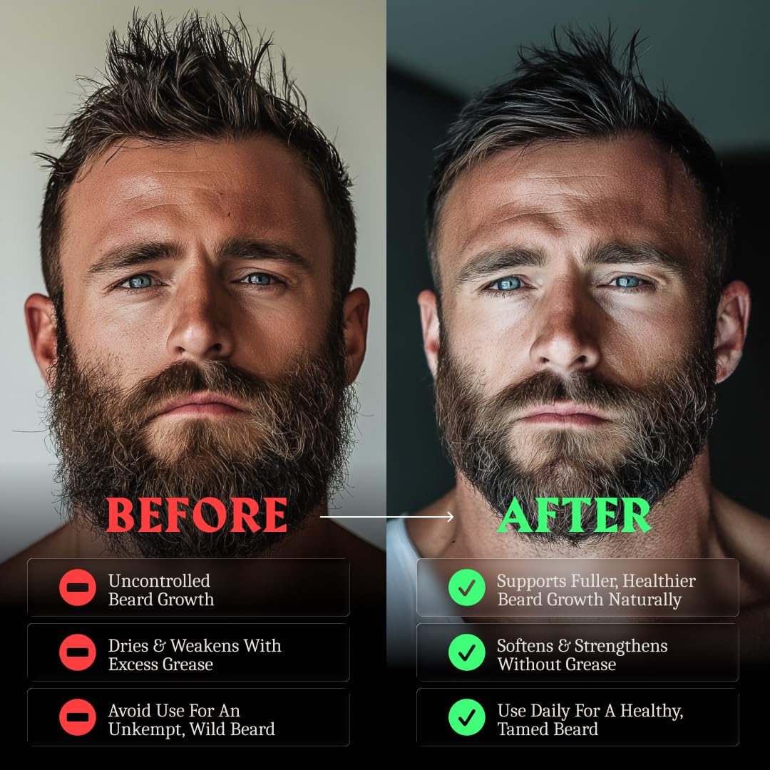 Viking Beard Oil - Naturally Derived Conditioner for Beard Growth & Softening | 2 Fl Oz, Blue Ocean