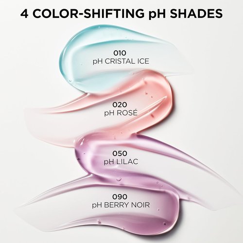 L'Oreal Paris Plump Ambition Lip Oil - Color Shifting Tint with 24HR Hydration & Volumizing Shine | 020 pH Rosé