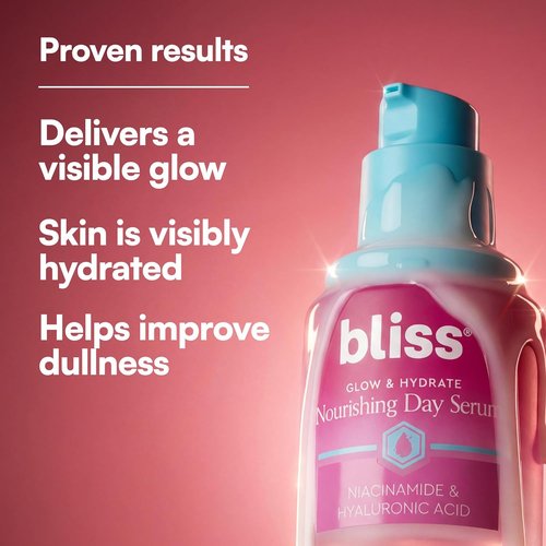 Bliss Glow & Hydrate Serum - Niacinamide & Hyaluronic Acid for Hydration & Brightening | 1 Fl Oz