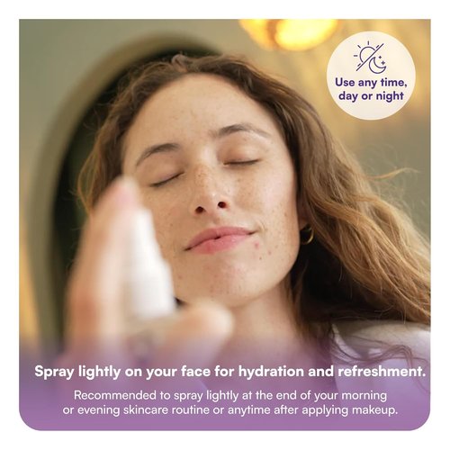 Lavender Mist Spray by 100% Natural - Organic Hydrating Mister for Face, Body & Hair | Calming Sleep Aid, 2 oz