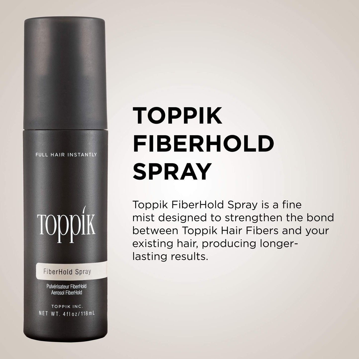 Toppik FiberHold Spray, 4OZ