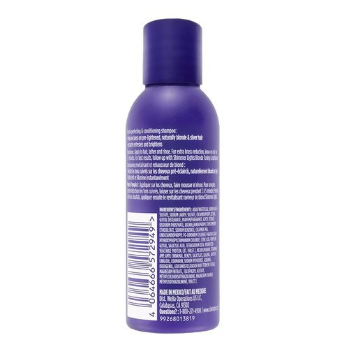 Clairol Professional Shimmer Lights Purple Shampoo - Neutralizes Brass & Yellow Tones | For Blonde, Silver, Gray Hair