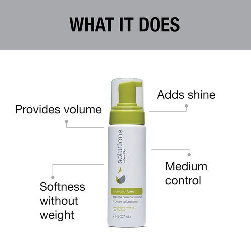 Great Clips Volumizing Foam - 7oz | Adds Volume, Softness & Medium Control | Enhances Natural Shine for Fine to Medium Hair