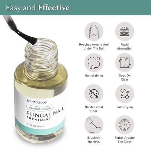 Regine Switzerland Toenail Fungus Treatment - Extra Strength Antifungal Solution for Discolored Nails - Repairs Yellow, Thick Toenails