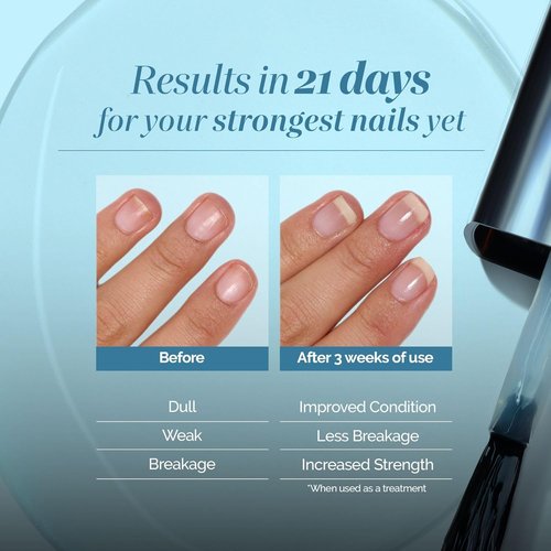 LONDONTOWN Nail Strengthener & Growth Treatment - Repair, Shine & Support for Weak Nails - Clear Formula