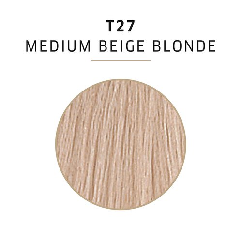 COLORCHARM Permanent Liquid Toner - Neutralizes Brass, Paraben-Free & Vegan - T27 Medium Beige Blonde, 1.4 Fl Oz