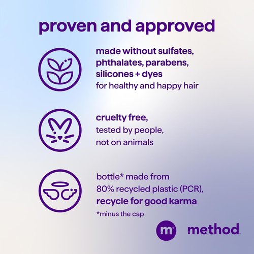 Method Moisturizing Shampoo - Hydrates & Revives Dry Hair, Safe for Color-Treated - 14 oz