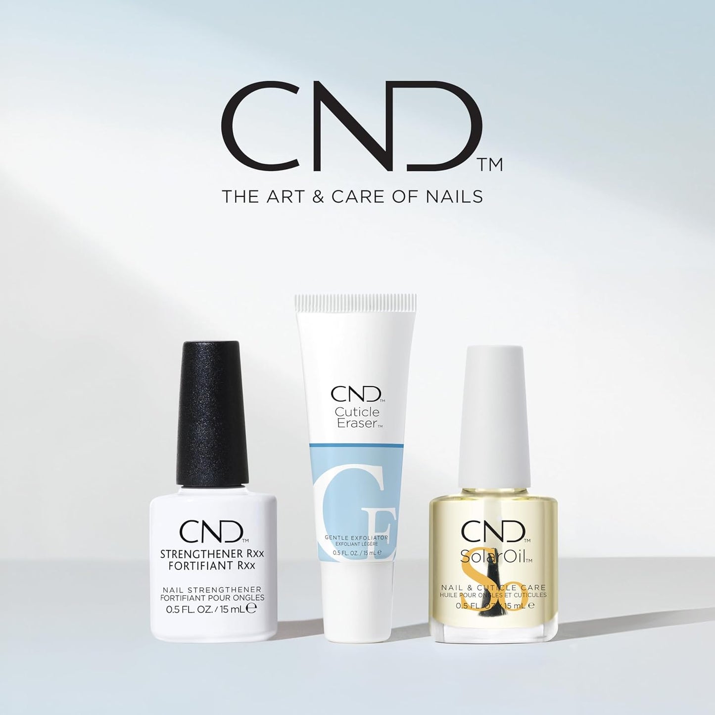 CND™ Care.Condition.Coat™ Kit - Nail Strengthener, Cuticle Cream & Oil - 3-Piece Nail Treatment Set