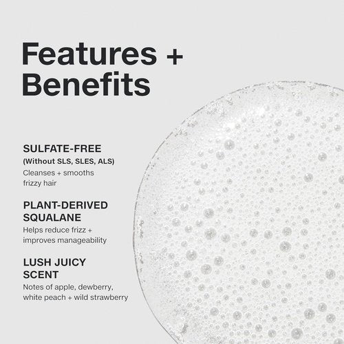 Paul Mitchell Super Smooth Shampoo - Control Frizz & Add Softness for Frizzy Hair