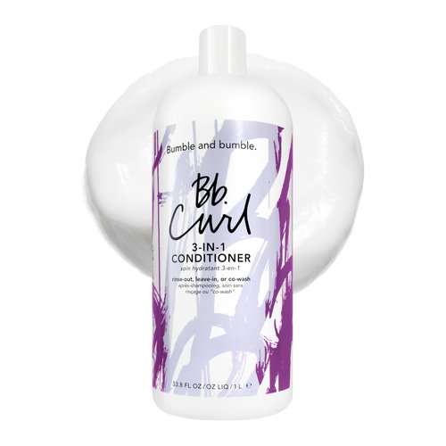 Bumble and bumble. Curl 3-in-1 Conditioner | Leave-In, Rinse Out, CoWash | Anti Frizz + Color Safe | Coily, Curly, Wavy Hair | With Jojoba, Avocado + Coconut Oil | Pump Sold Separately, 33.8 Fl Oz