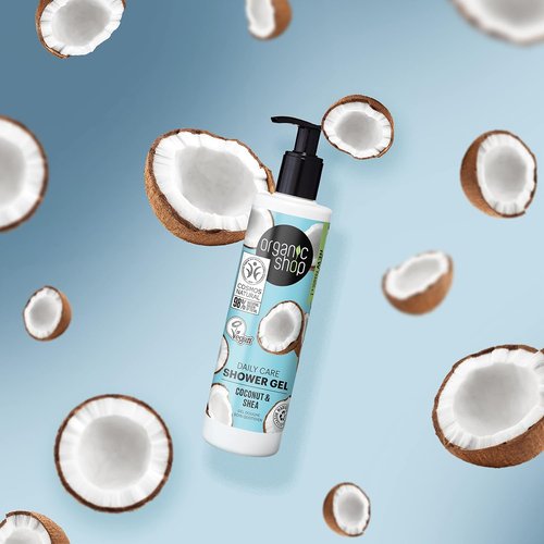 Organic Shop Coconut & Shea Shower Gel - Daily Care Formula | 9.47 Fl Oz
