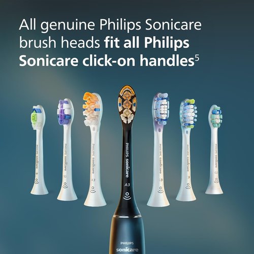 Philips Sonicare C2 Plaque Control Toothbrush Heads - Genuine Replacement, White, 2 Pack, HX9022/77