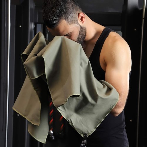 Rainleaf Microfiber Towel - Quick Dry, Super Absorbent, Lightweight | Ideal for Travel, Gym, Camping