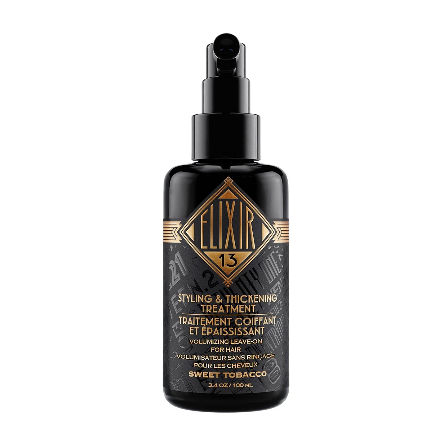 18.21 Man Made Elixir 13 Men's Hair Styling & Thickening Treatment - Original Sweet Tobacco, 3.4oz