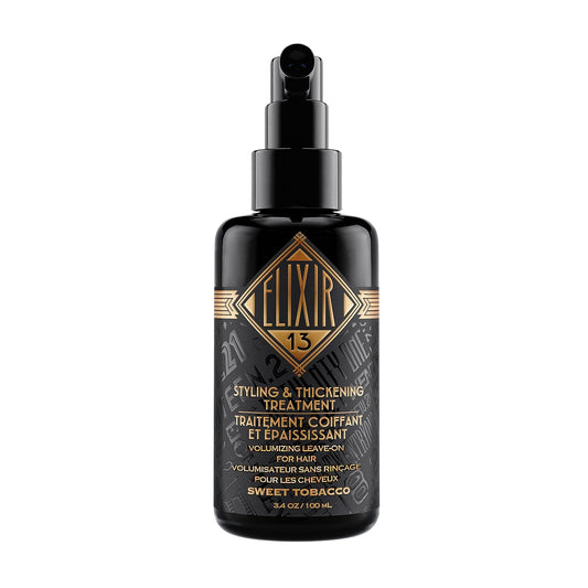 18.21 Man Made Elixir 13 Men's Hair Styling & Thickening Treatment - Original Sweet Tobacco, 3.4oz