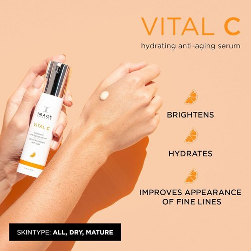 IMAGE Skincare VITAL C Hydrating Face Serum - Brightening Formula with Vitamin C & Hyaluronic Acid