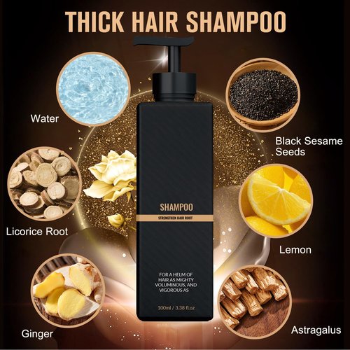 2 PCS Root Activator Shampoo, Hair Growth Root Activator Shampoo, Natural Formula for Men and Women, For Anti-Hair Loss