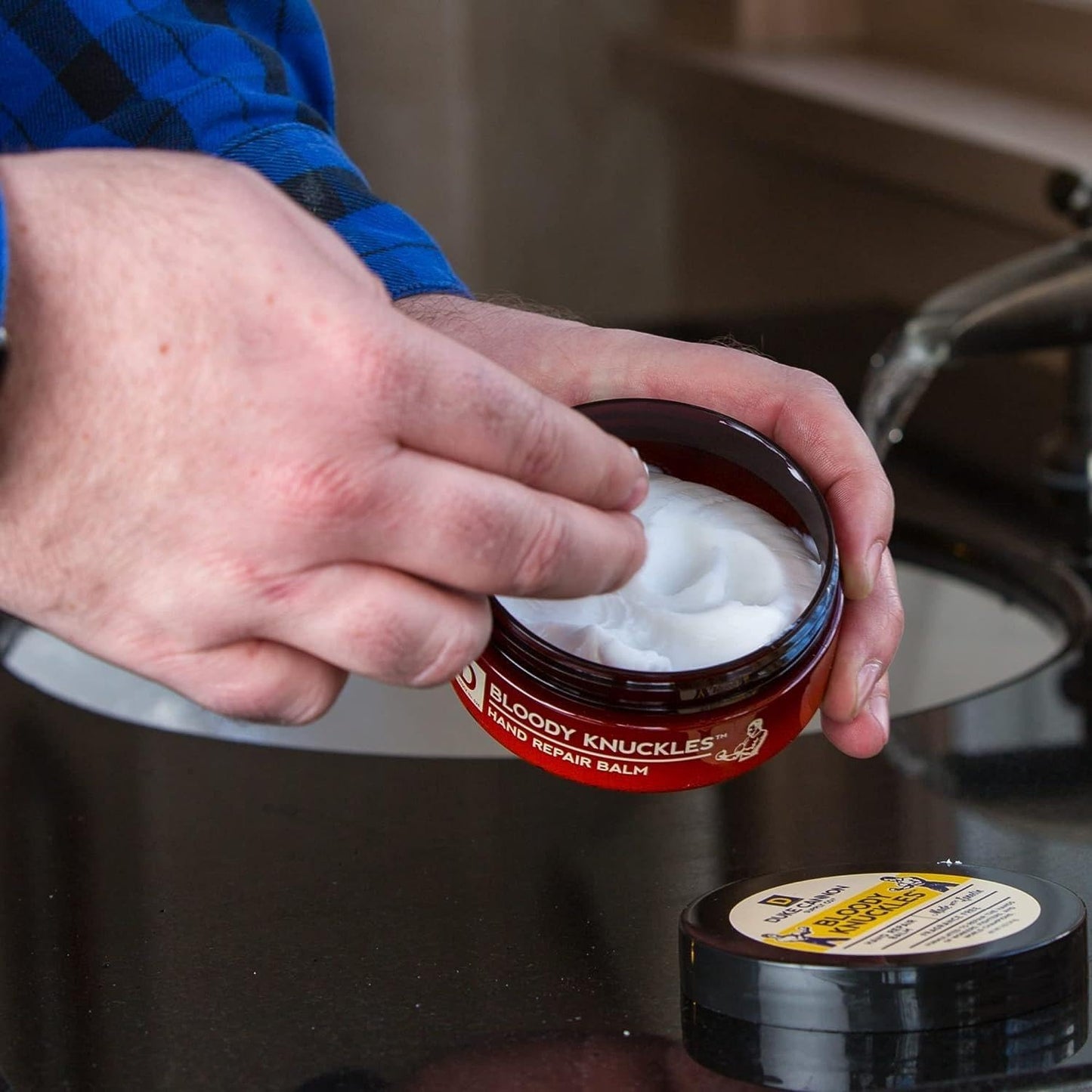 Duke Cannon Hand Repair Balm - Unscented Moisturizer for Dry, Cracked Skin | 5 oz.