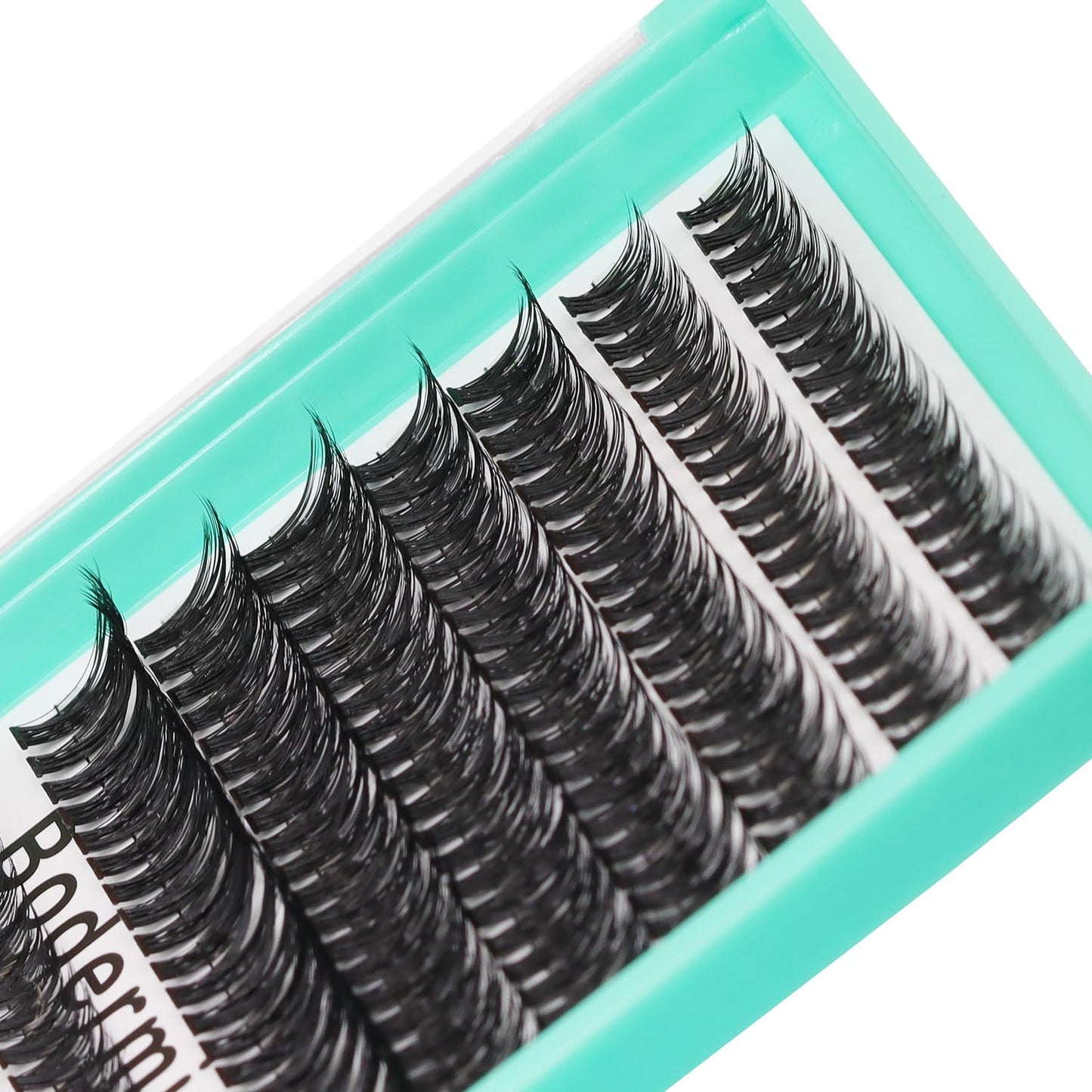 Bodermincer 10D+20D/20D+40D/40D+50D Mixed Lash Kits Cluster Eyelashes Lash Kit With Bond and Seal,Lash Remover,Lash Tweezers D Curl Individual Cluster (Lash Kit 50D+50D 10-11-12-13-14-15-16mm Mixed)