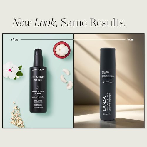 L'ANZA Healing Style Texture Cream - Frizz Taming Smoothing Balm for Natural Finish | Color Safe & Anti-Humidity