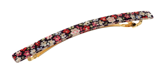 France Luxe Long and Skinny Barrette - Petite Fleur Red