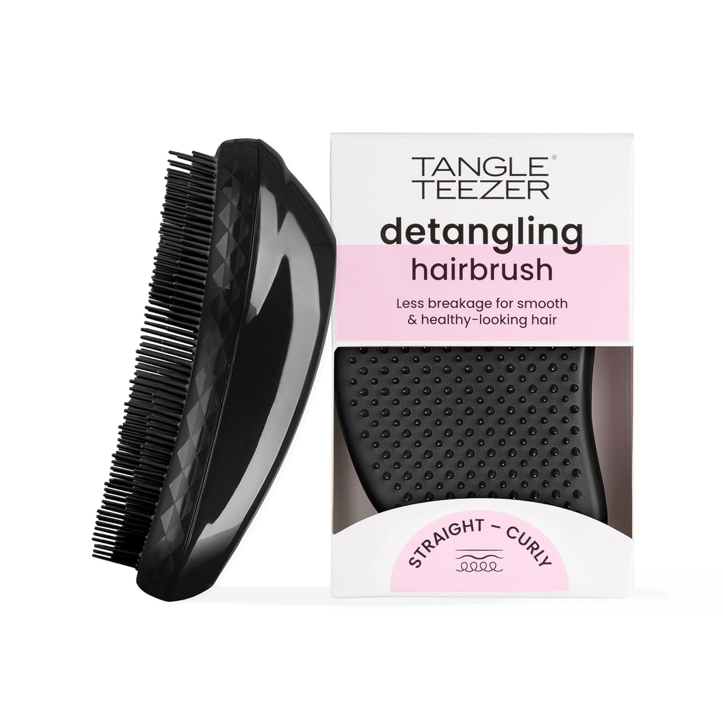 Tangle Teezer Original Detangler Brush - Versatile Hairbrush for All Hair Types | Panther Black