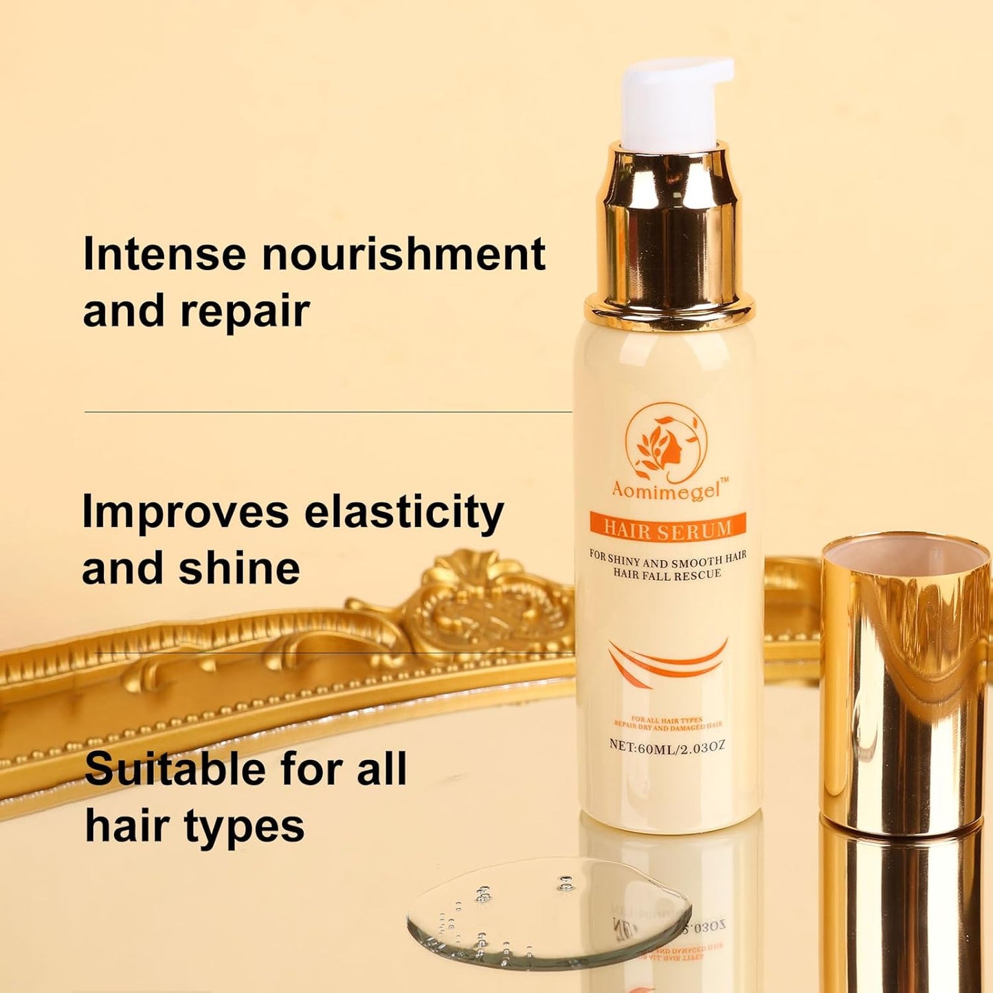 Skiennix Argan Oil Hair Mask Set - Deep Repair Conditioning Treatment for All Hair Types | 16.9 fl oz + 2 fl oz