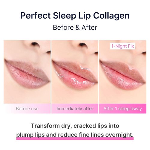 Perfect Sleep Lip Collagen - Intensive Overnight Lip Mask with Peptides & Rice Protein | 0.50 fl. oz.