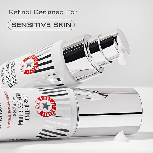 First Aid Beauty - Retinol Complex Serum with Peptides for Sensitive Skin | Reduces Lines & Wrinkles, 1 oz