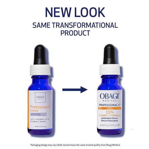 Obagi Medical Vitamin C Serum - Brightens Skin Tone & Reduces Fine Lines - Safe for Sensitive Skin