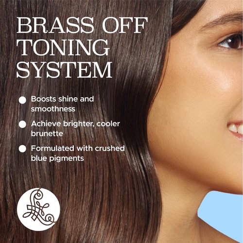 Luseta Blue Shampoo & Conditioner Set - Revitalize Brassy Brunette Hair | 2x 16.9oz