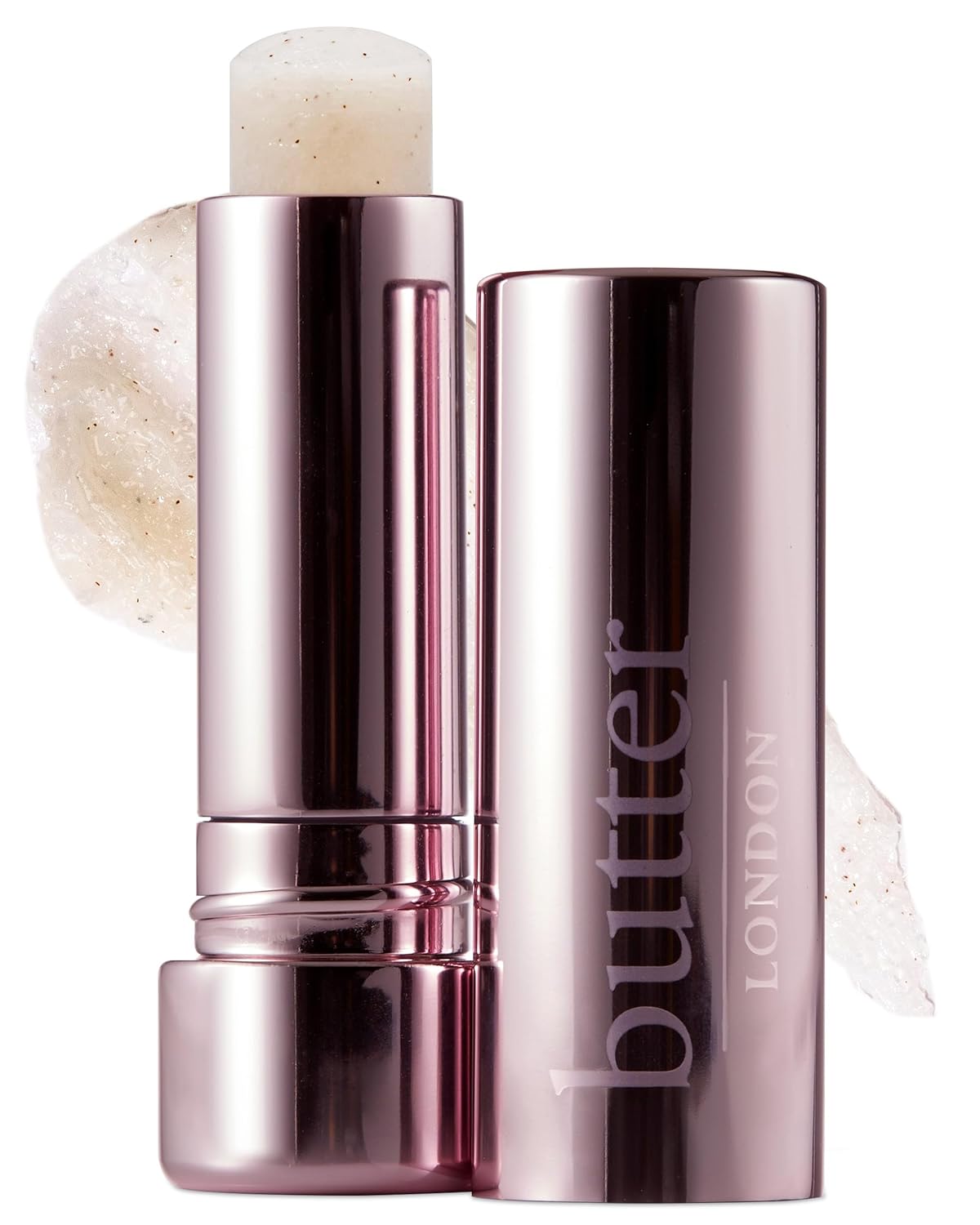 butter LONDON Lippy Lip Scrub Stick - 100% Natural Sugar Exfoliator for Nourished, Hydrated Lips