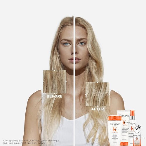 Kerastase Nutritive Split Ends Hair Serum - Nourishing Leave-In Oil Treatment for Smooth, Shiny Hair | 50 ml