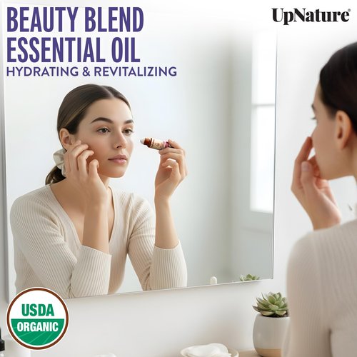 UpNature Self Care Essential Oil Roll On Set (3 Pack) – Gifts for Mom, Relief Relaxation Gifts for Women – Essential Oils Aromatherapy Rollers - Breathe, Beauty & Calm