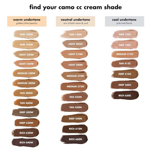 e.l.f. Camo CC Cream - Color Correcting Foundation with SPF 30 | Medium-To-Full Coverage, Light 240 W, 1.05 Oz