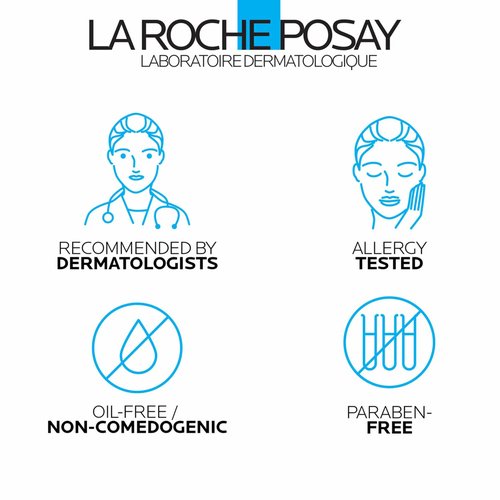 La Roche-Posay Micellar Cleansing Water for Sensitive Skin, Micellar Water Makeup Remover, Cleanses and Hydrates Skin, Gentle Face Toner, Oil Free