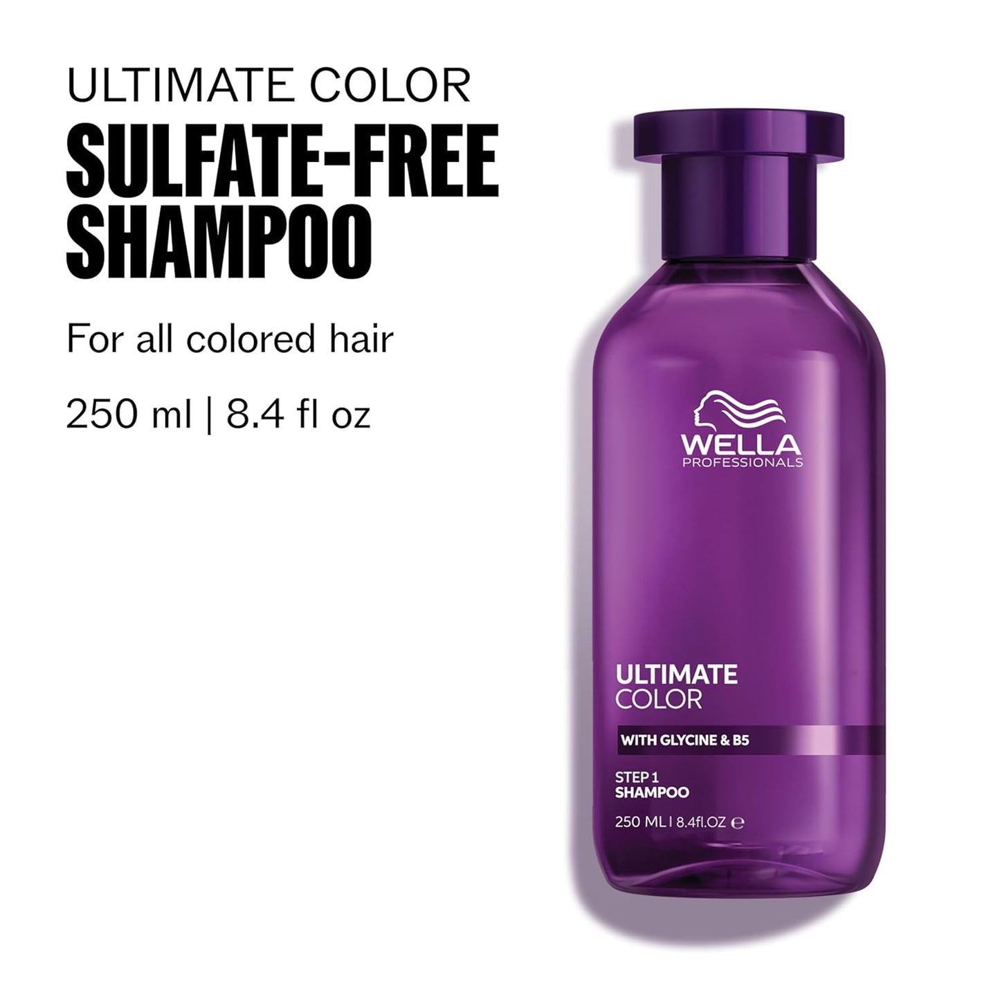 Wella Professionals Ultimate Color Shampoo - Scalp-Soothing Formula for Vibrant Color-Treated Hair
