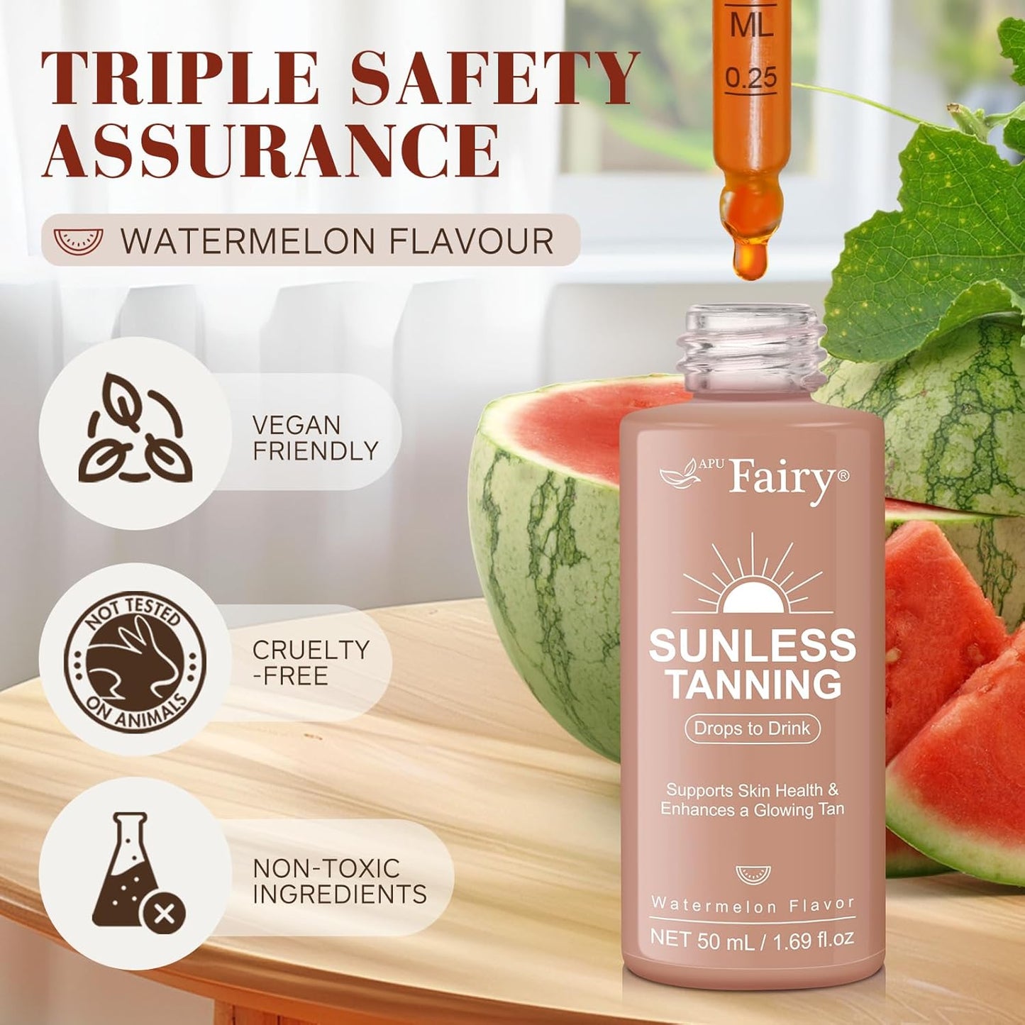 Skiennix Tanning Drops - Natural Sunless Tanning Solution for Face & Body | Enhances All Skin Tones