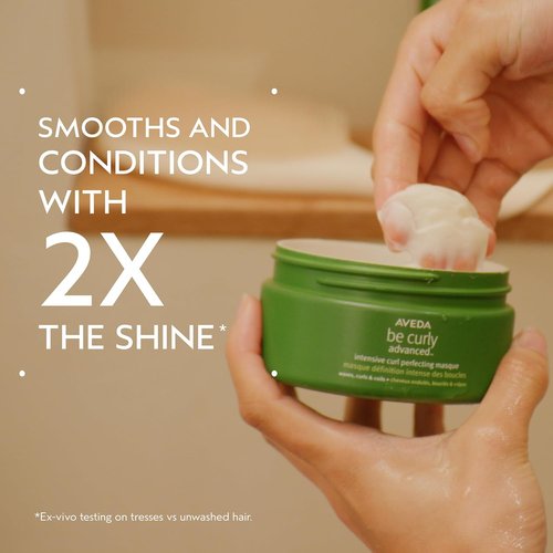 Aveda Be Curly Advanced Intensive Curl Perfecting Masque - Deep Conditioning for Curly, Coily & Wavy Hair | Frizz Control, Silicone & Sulfate Free