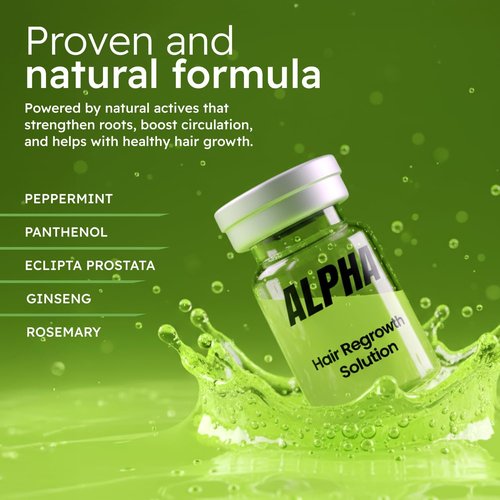 Scalp Nourishing Serum for Men by [Brand Name] - Ginseng & Eclipta Blend for Thicker Hair - 60ml