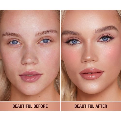Charlotte Tilbury Pillow Talk Matte Liquid Blush Wand - Lightweight Matte Blush with Cushion Applicator - Lumi-Blur Technology for Soft-Focus Finish