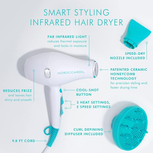 Moroccanoil Infrared Hair Dryer - Smart Styling Technology for Effortless Shine and Smoothness