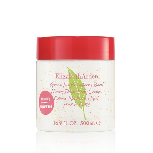 Elizabeth Arden Green Tea Strawberry Basil Honey Drops - Hydrating Body Cream, 16.9 fl oz