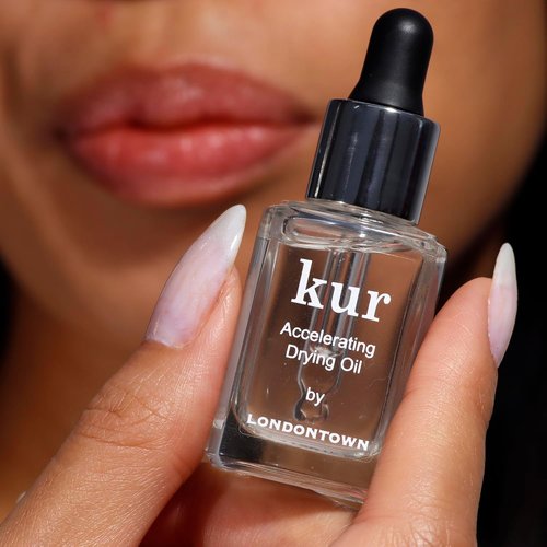 LONDONTOWN Accelerating Drying Oil - Quick Dry Polish Drops with Botanical Oils & Vitamin B5, 0.4 Fl Oz
