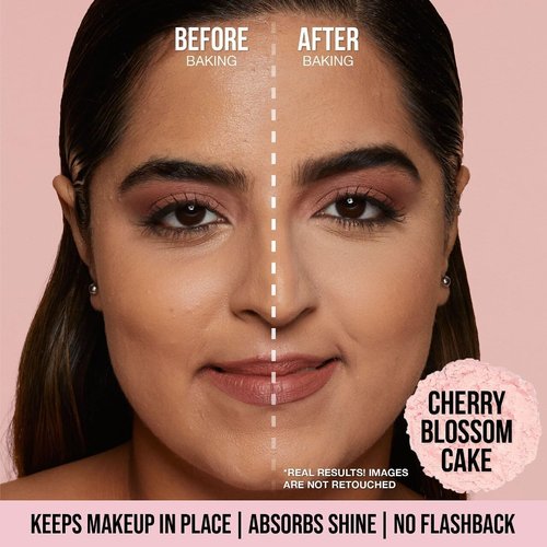 HUDA BEAUTY Easy Bake Loose Baking Powder - Cherry Blossom Shade for Flawless Finish
