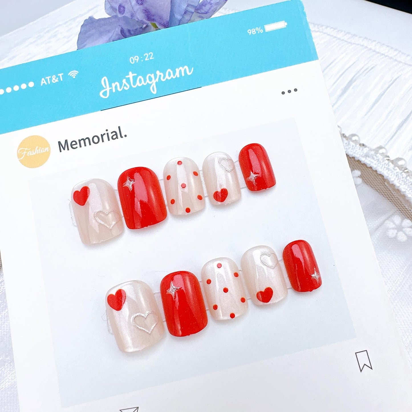 24Pcs St Patrick's Day Press on Nails Short Square Gold French Tip Fake Nails with Gold Rhinestones Horseshoe Rainbow Shamrocks False Nails St Patricks Day Acrylic Nails Irish Stick on Nails for Women